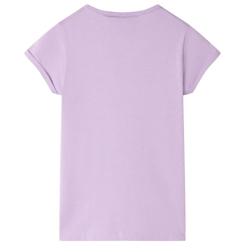 Maglietta da Bambina Lilla 104 vidaXL