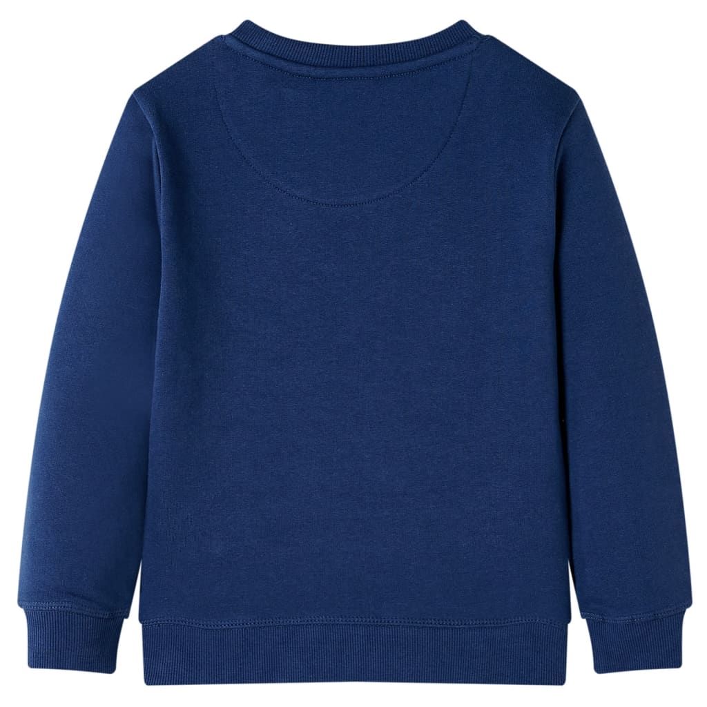 Felpa da Bambino Blu Marino 116 vidaXL