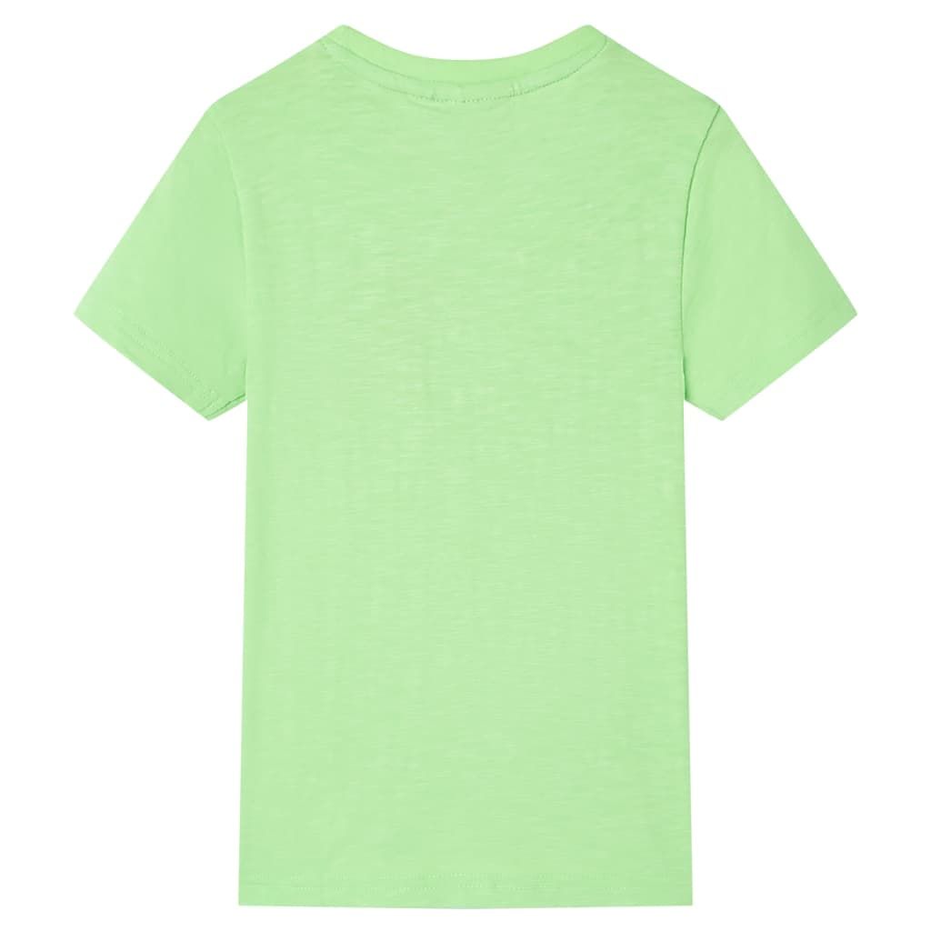 Maglietta da Bambino Verde Neon 116 vidaXL