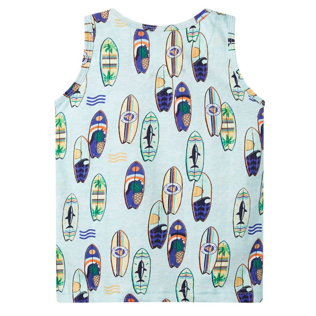 Canotta da Bambino Blu Tenue Mélange 116 vidaXL