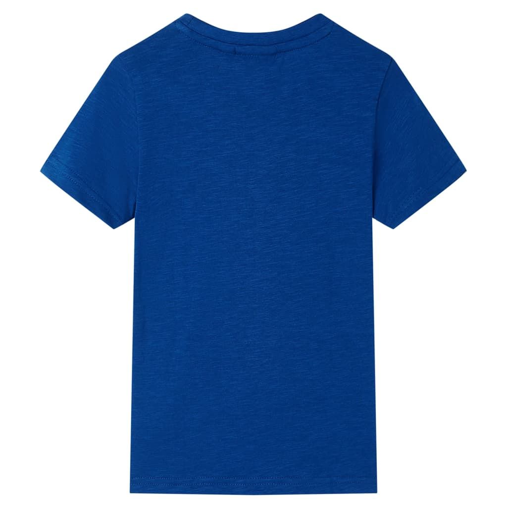 Maglietta da Bambino Blu Scuro 128 vidaXL