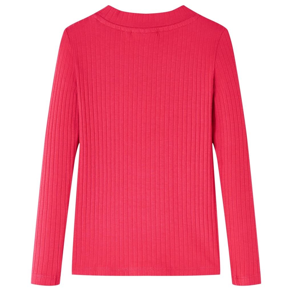 Maglietta da Bambina a Maniche Lunghe Fucsia 92 vidaXL