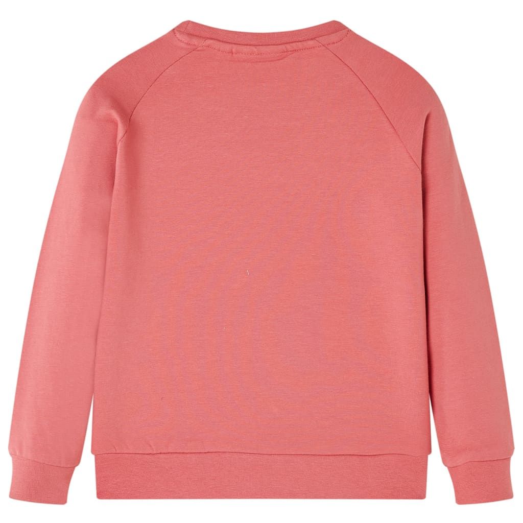 Felpa per Bambini Rosa Antico 92 vidaXL