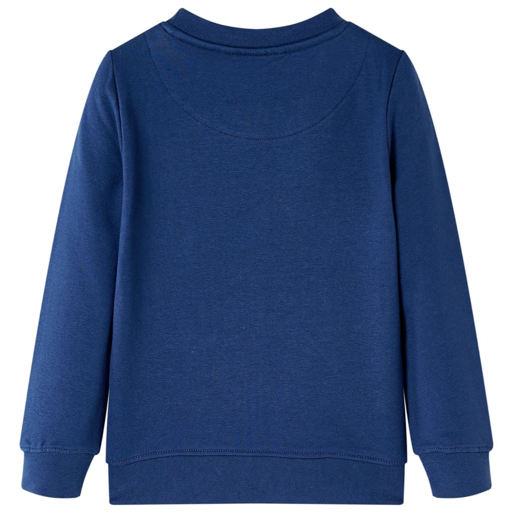 Felpa per Bambini Blu Marino 116 vidaXL