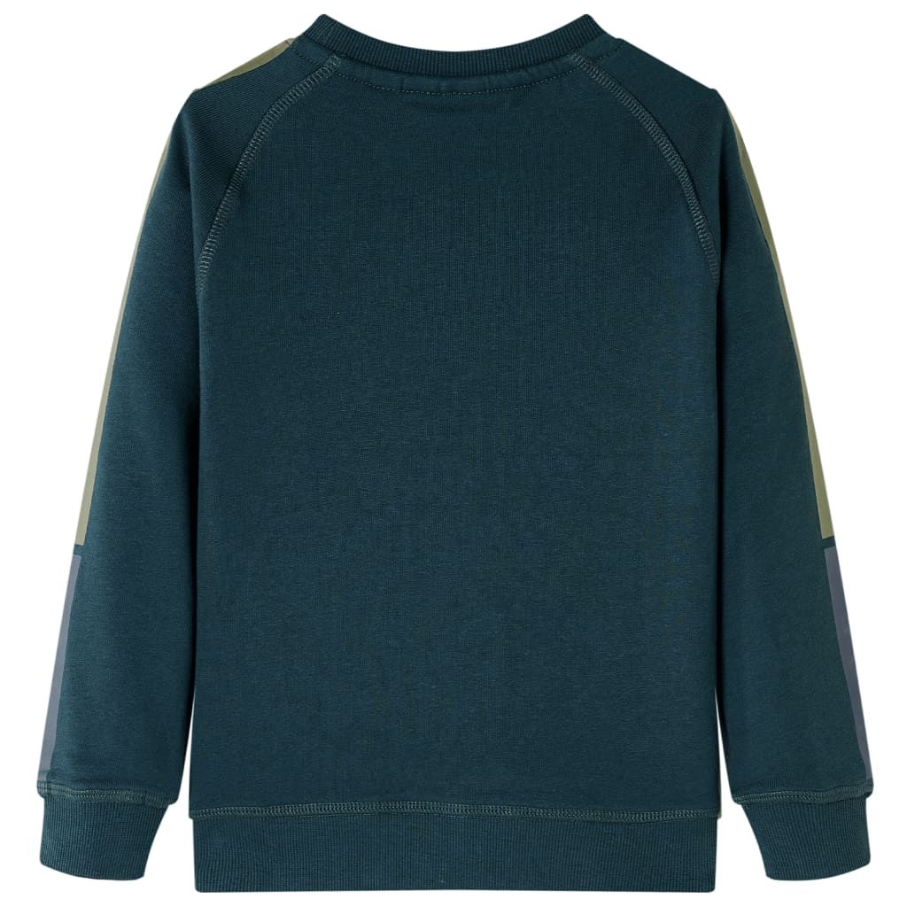 Felpa per Bambini Verde Muschio 116 vidaXL