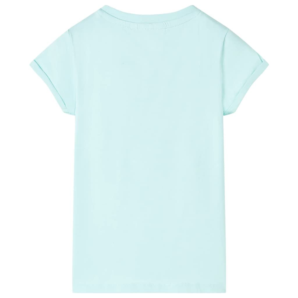 Maglietta da Bambina Acqua Chiaro 128 vidaXL