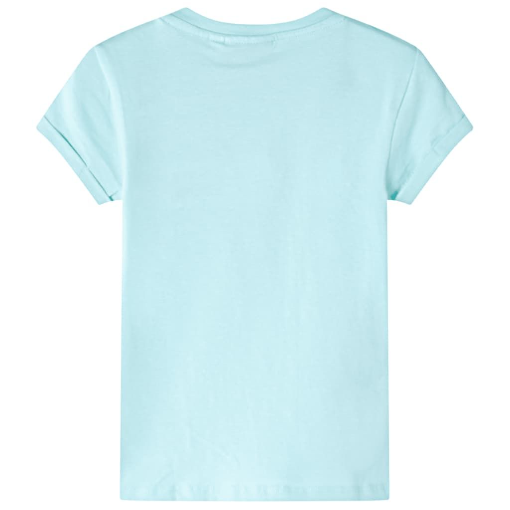 Maglietta da Bambina Acqua Chiaro 116 vidaXL