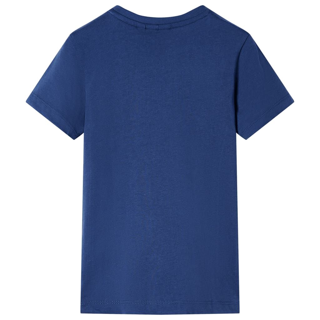 Maglietta per Bambini Blu Scuro 92 vidaXL