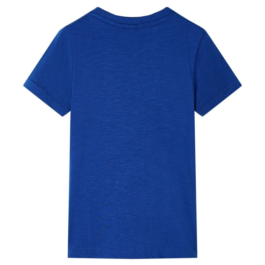 Maglietta per Bambini Blu Scuro 128 vidaXL