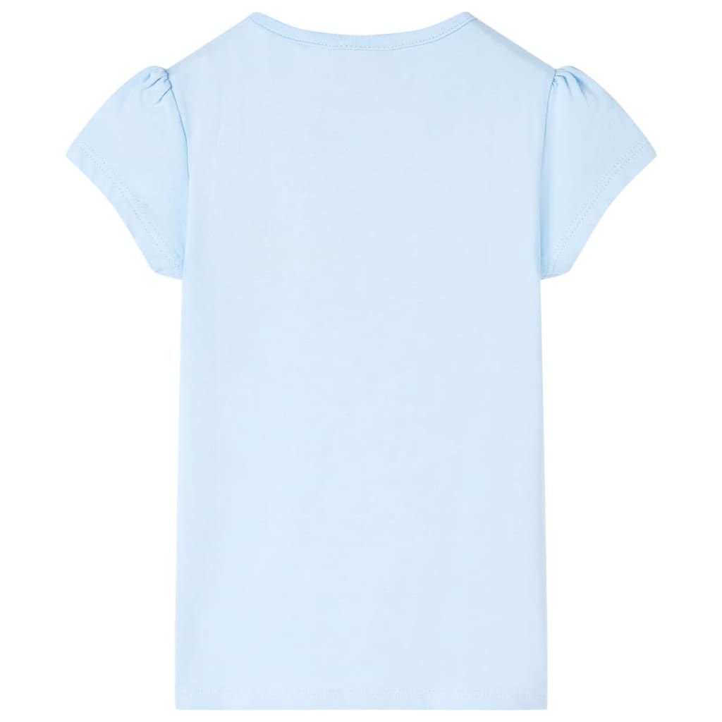 Maglietta da Bambino Azzurra 116 vidaXL