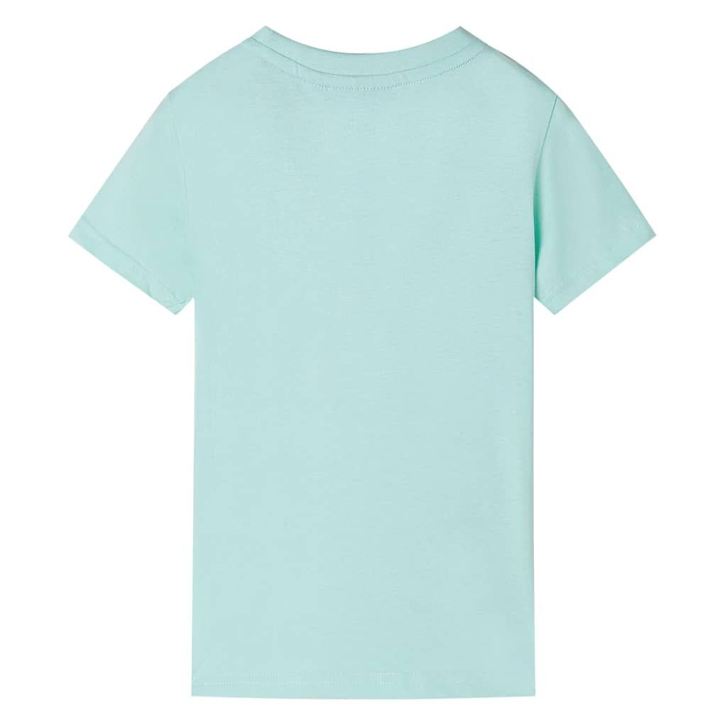 Maglietta da Bambina Menta Chiaro 140 vidaXL