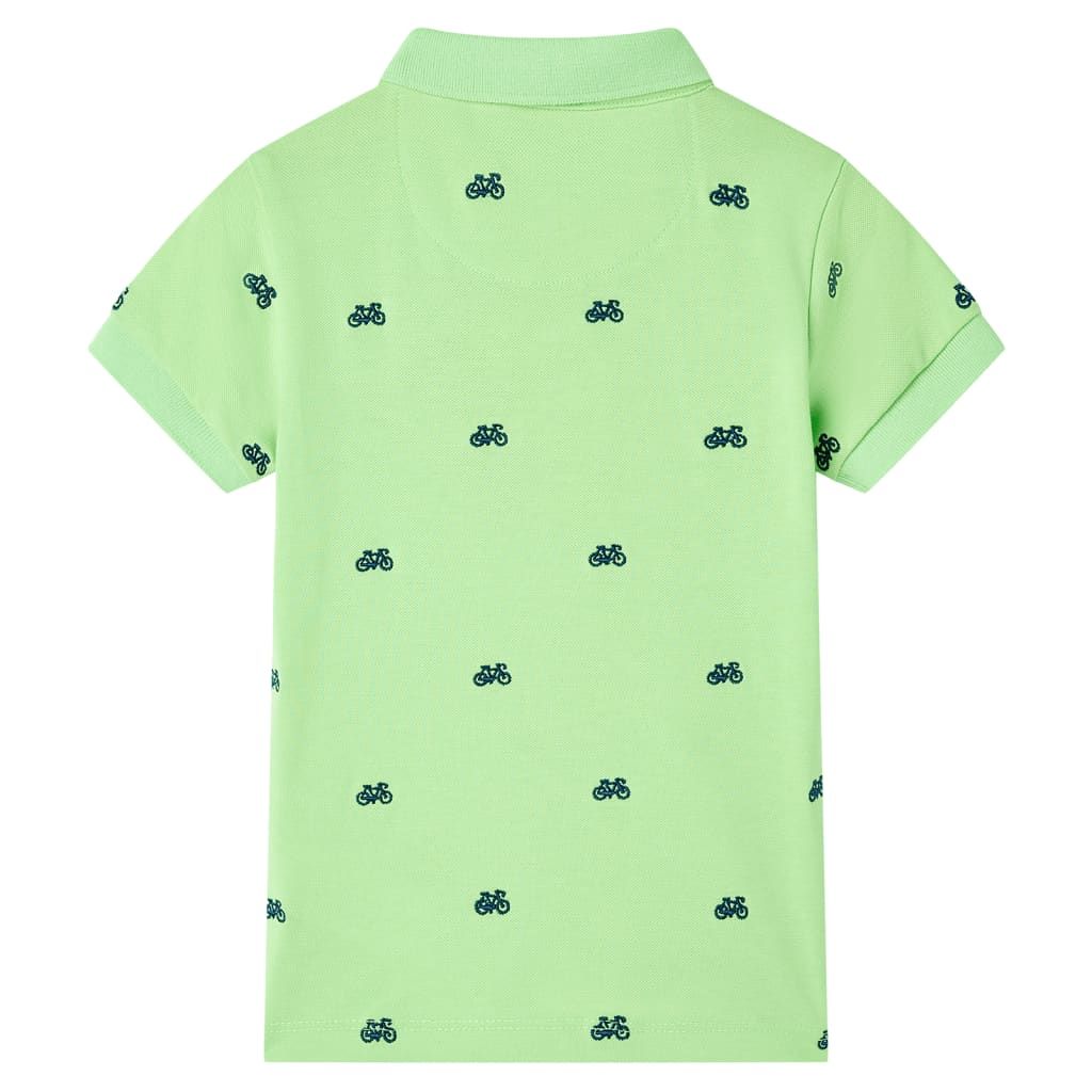 Polo da Bambino Verde Neon 140 vidaXL