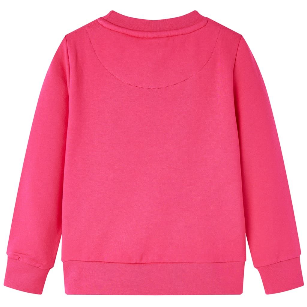 Felpa per Bambini Rosa Brillante 140 vidaXL