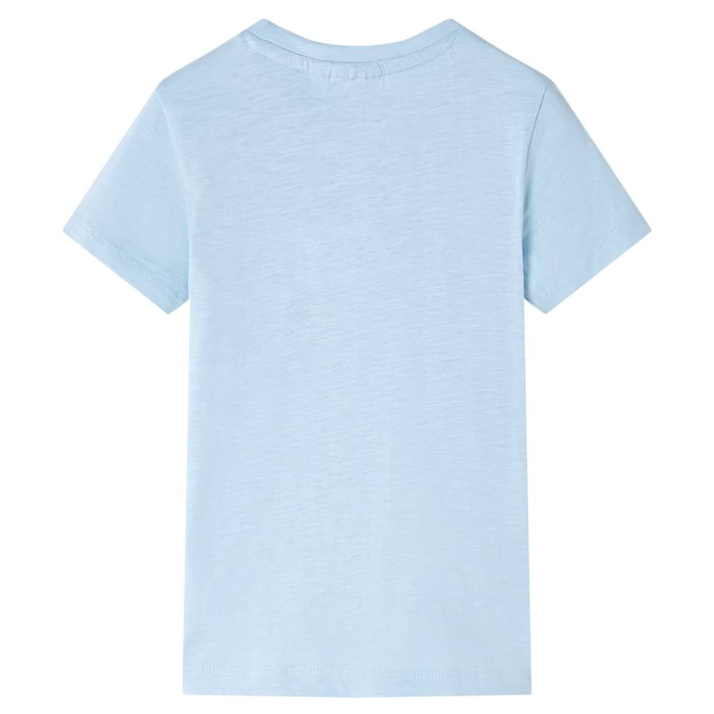 Maglietta da Bambino Azzurra 128 vidaXL