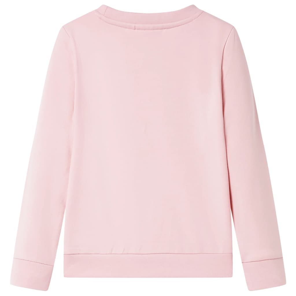 Felpa da Bambina Rosa Chiaro 104 vidaXL