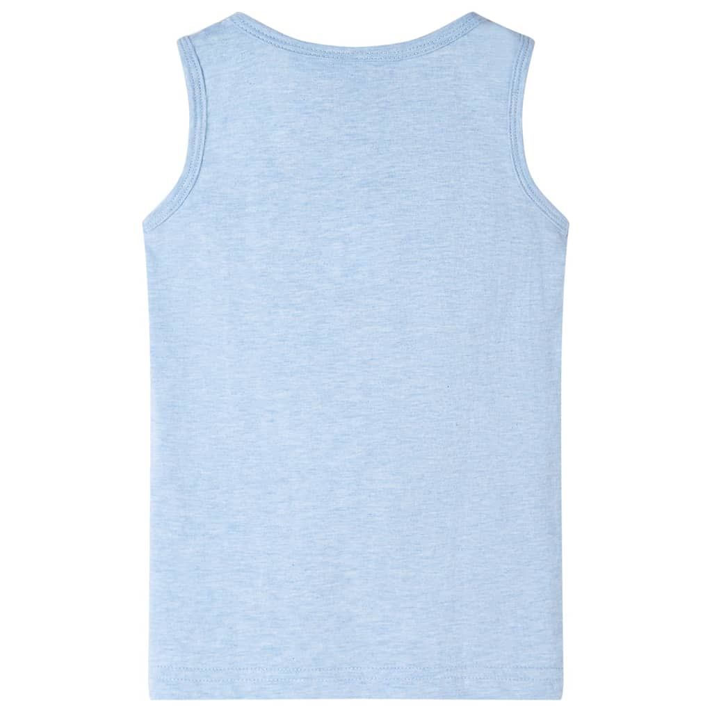 Canotta da Bambino Blu Tenue Mélange 128 vidaXL
