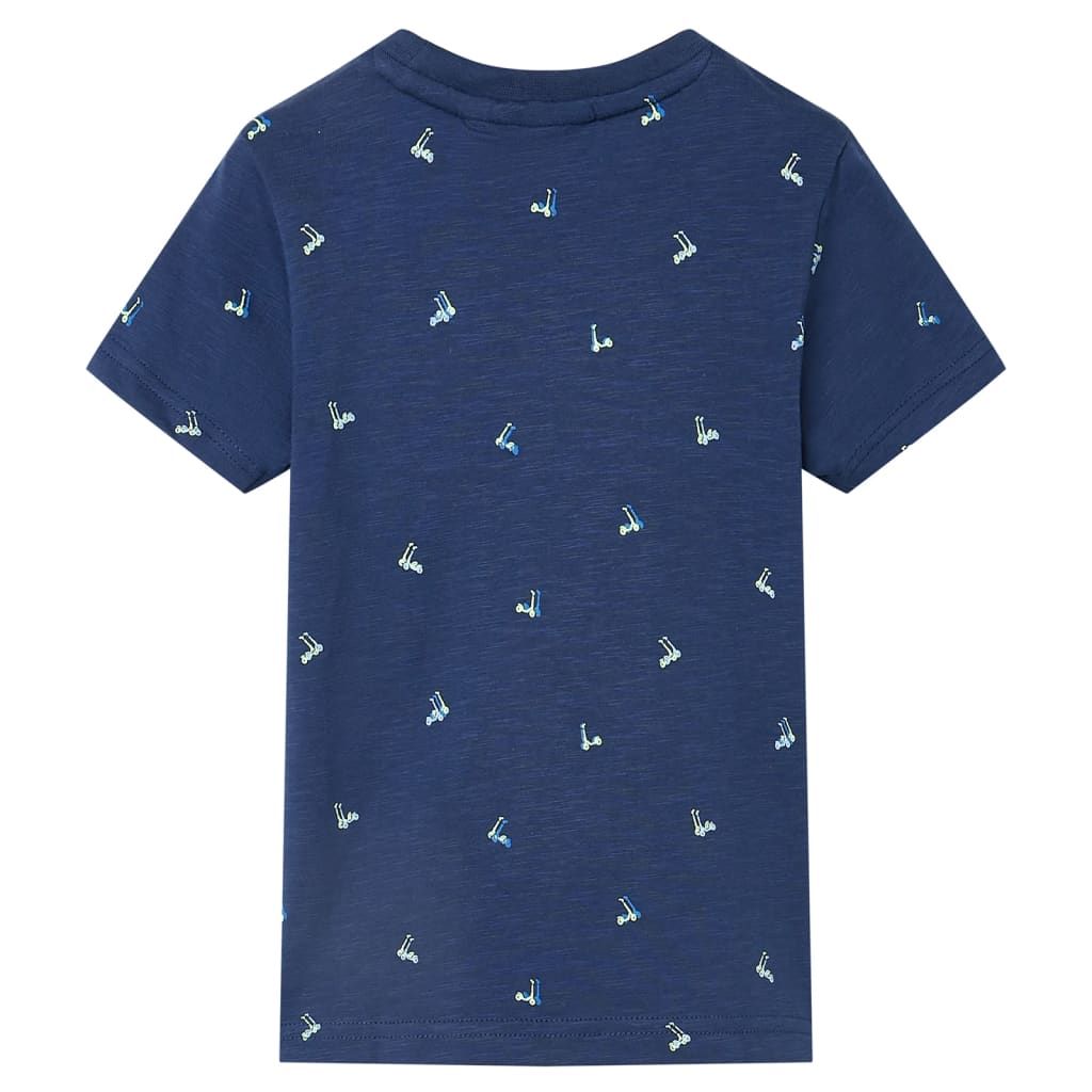 Maglietta da Bambino Blu Scuro 92 vidaXL