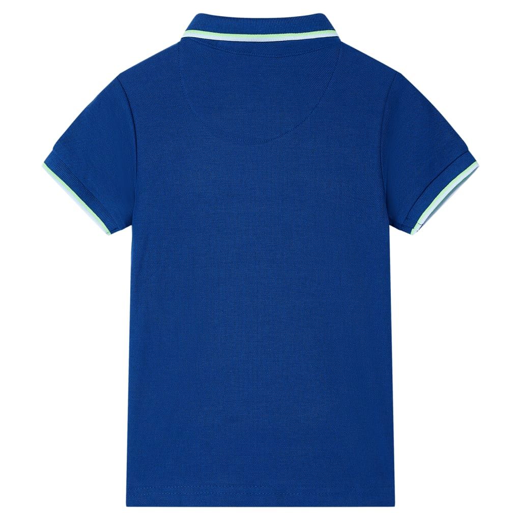 Polo da Bambino Blu Scuro 140 vidaXL