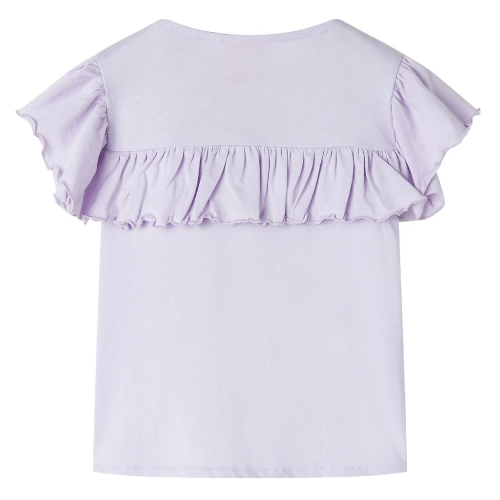 Maglietta da Bambina Lilla 116 vidaXL