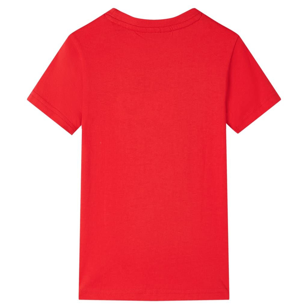 Maglietta da Bambino Rossa 128 vidaXL