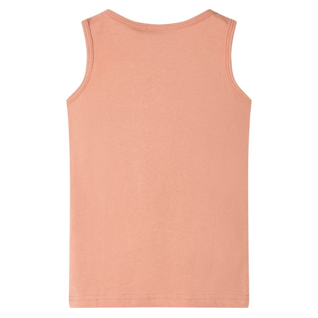 Canotta da Bambino Arancione Chiaro 140 vidaXL