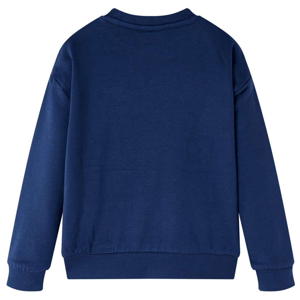 Felpa da Bambina Blu Marino 116 vidaXL