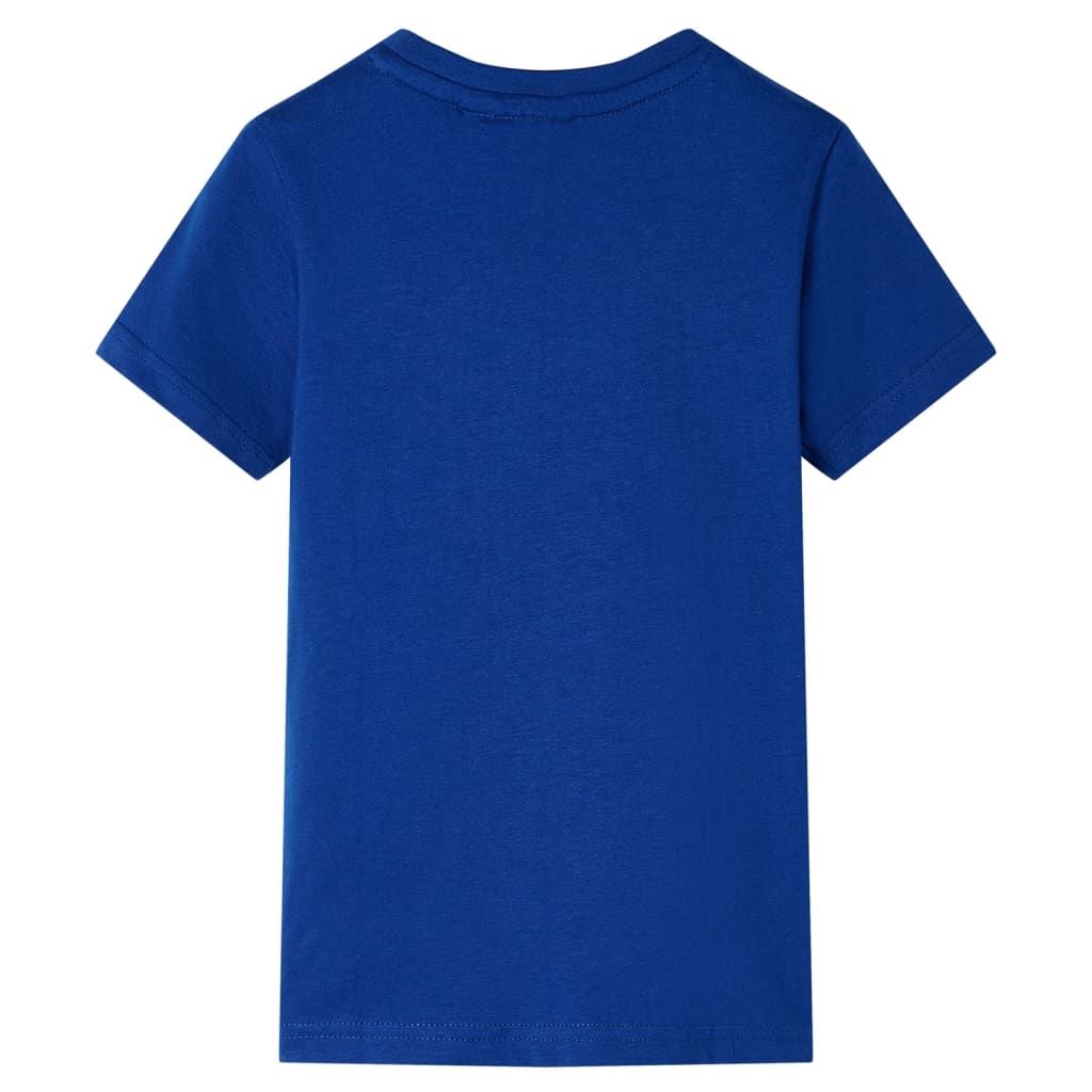 Maglietta per Bambini Blu Scuro 140 vidaXL