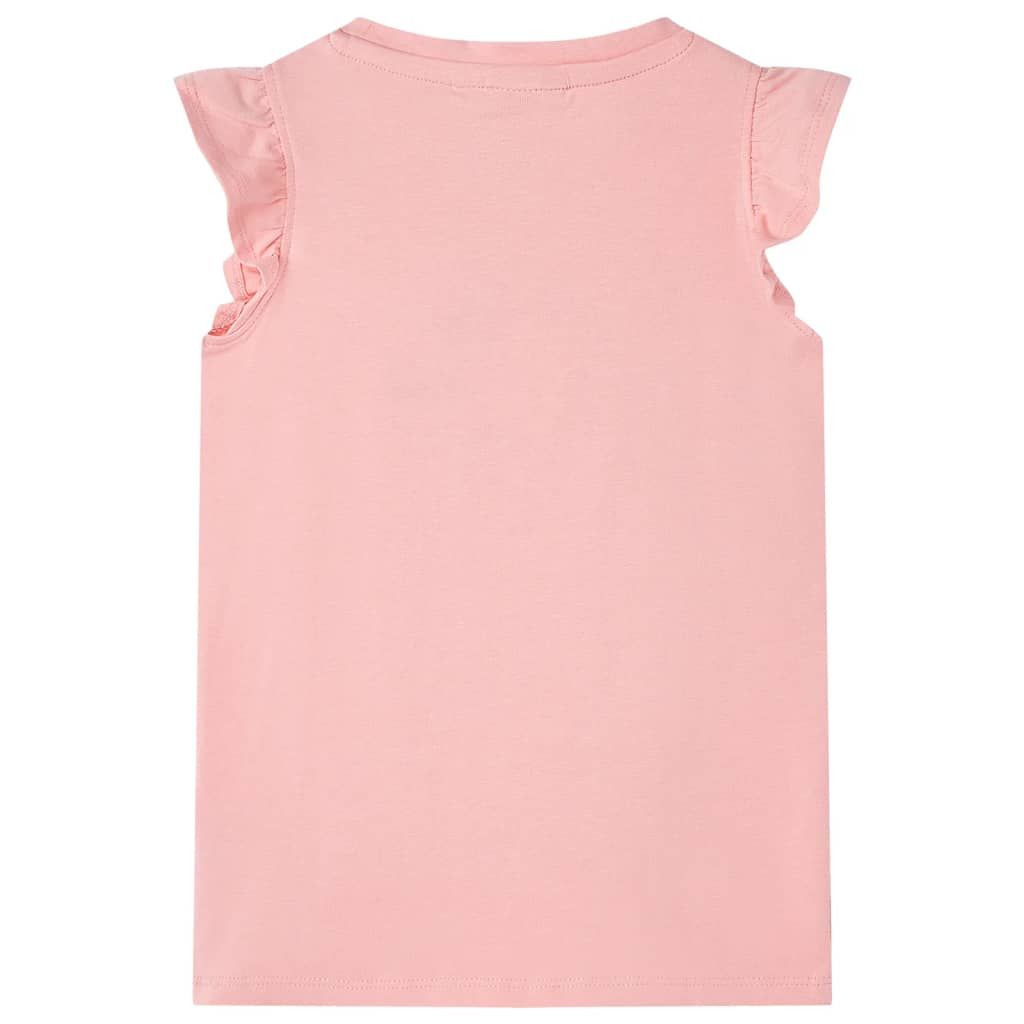 Maglietta da Bambina Rosa 128 vidaXL