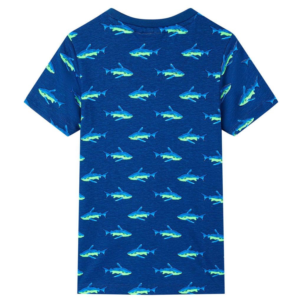 Maglietta da Bambino Blu Scuro 92 vidaXL