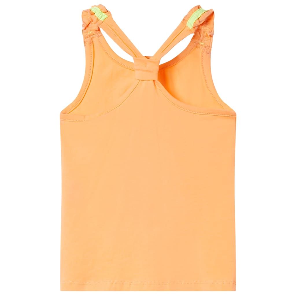 Canotta da Bambina Arancione Brillante 116 vidaXL