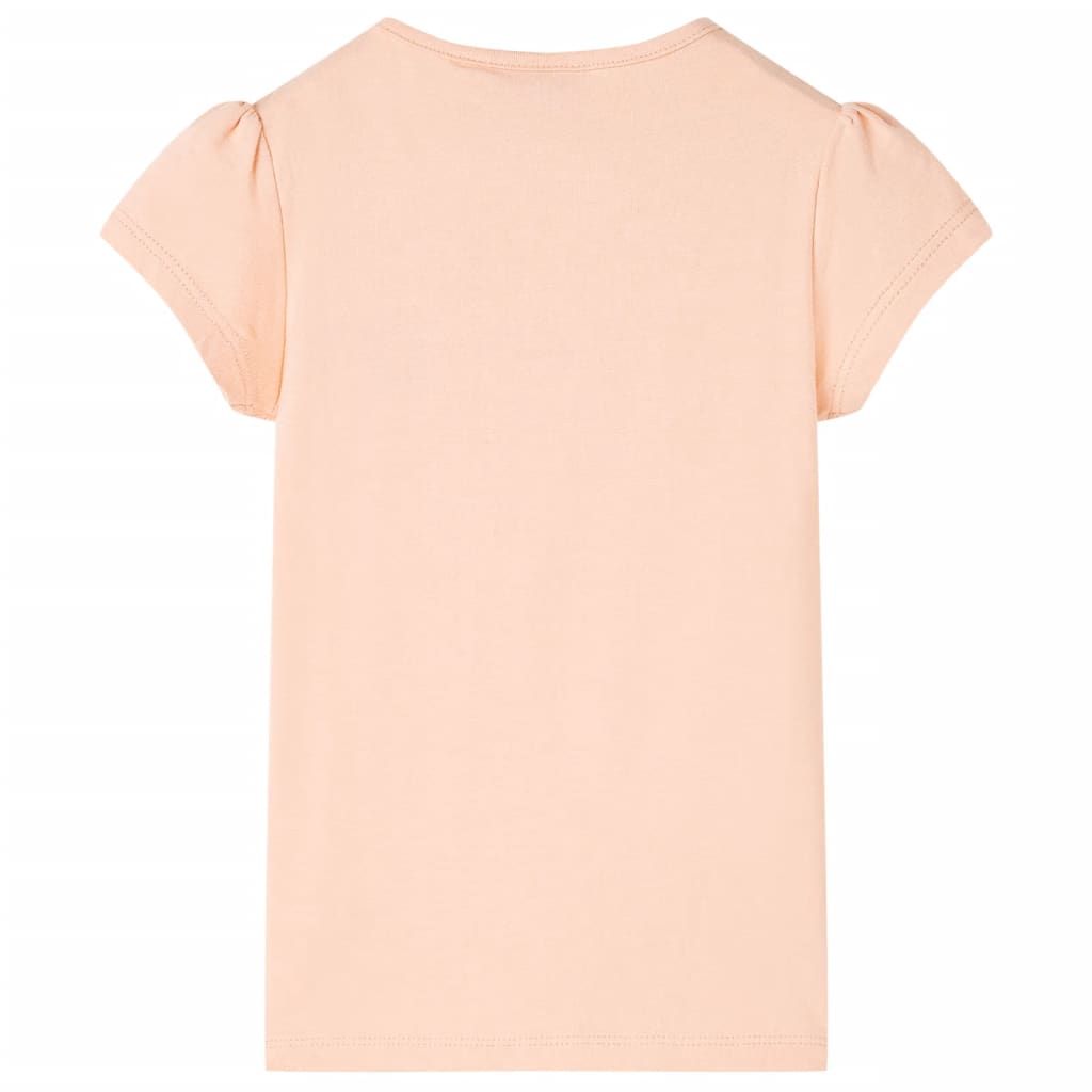 Maglietta da Bambino Arancione Chiaro 116 vidaXL