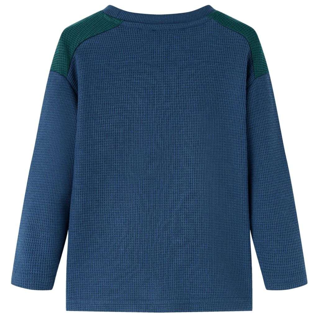 Felpa da Bambino Blu Marino 140 vidaXL