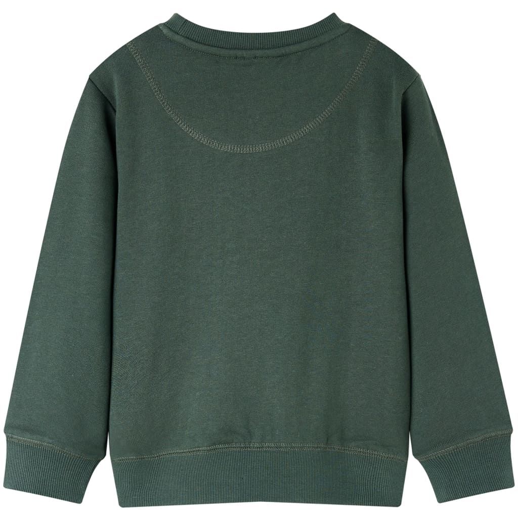 Felpa per Bambini Verde Scuro 104 vidaXL