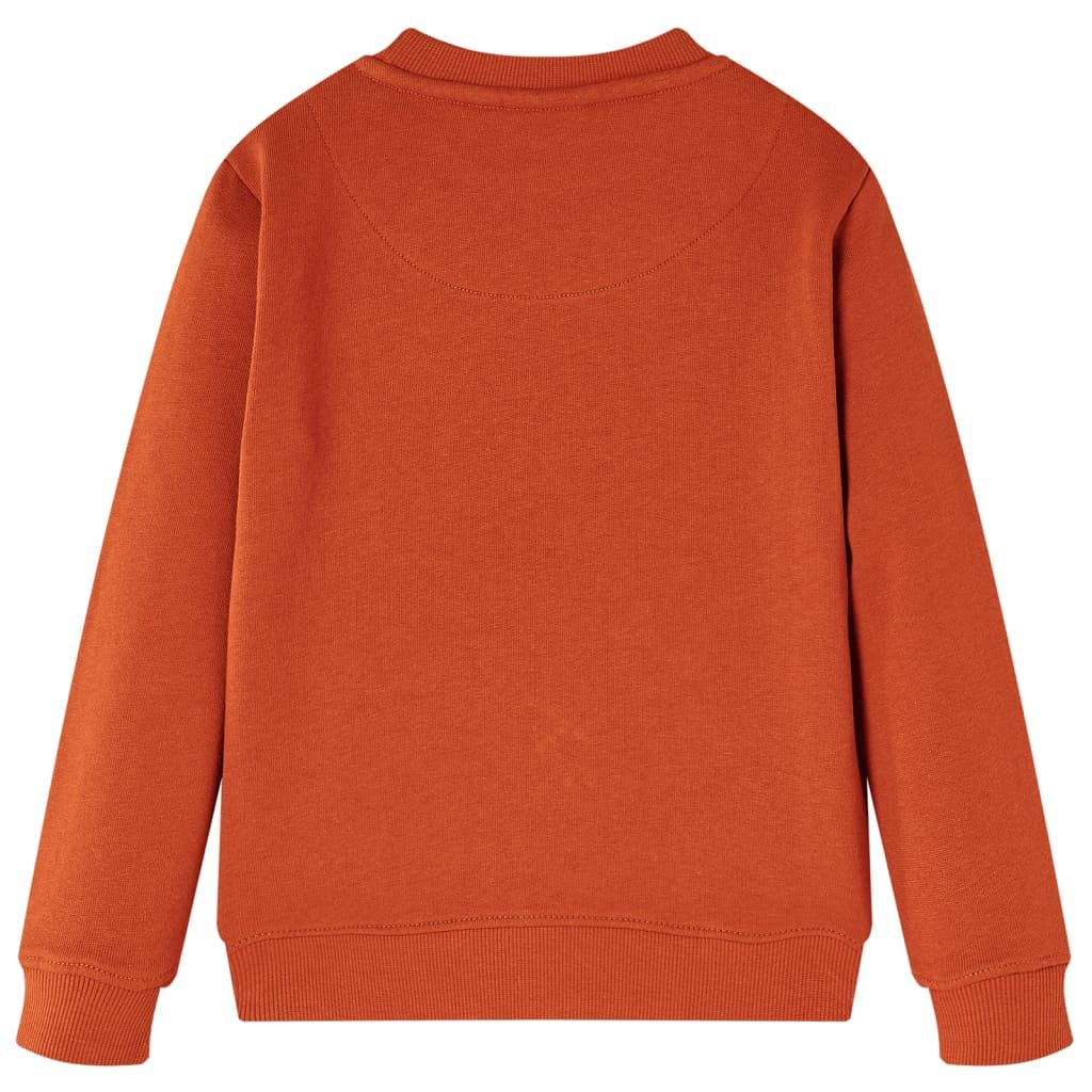 Felpa per Bambini Ruggine Chiaro 104 vidaXL