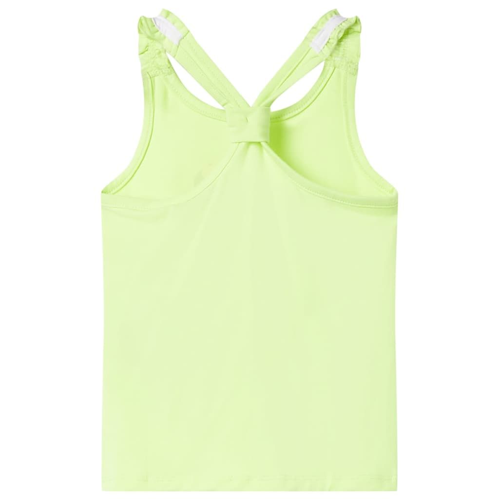 Canotta da Bambina Giallo Neon 104 vidaXL