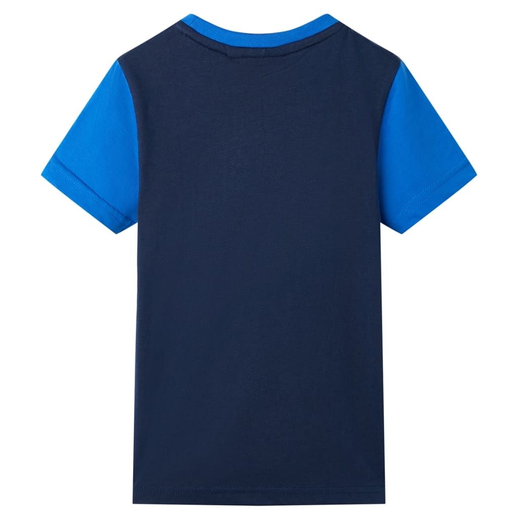 Maglietta da Bambino Blu e Blu Marino 128 vidaXL