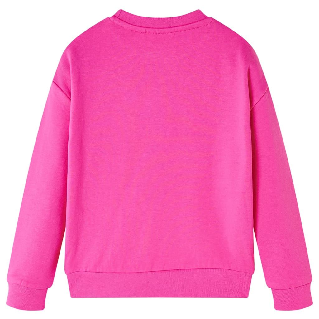 Felpa da Bambina Rosa Scuro 104 vidaXL