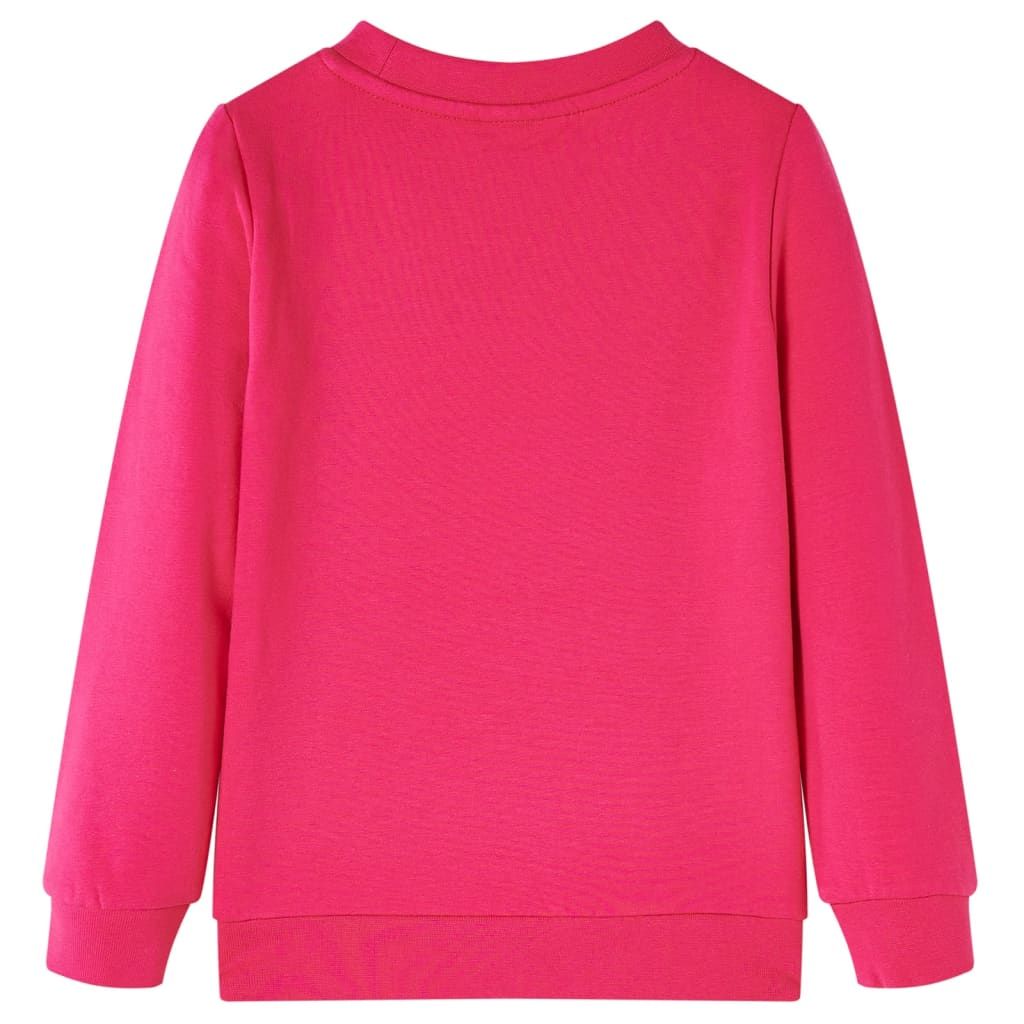 Felpa da Bambina Fucsia 116 vidaXL