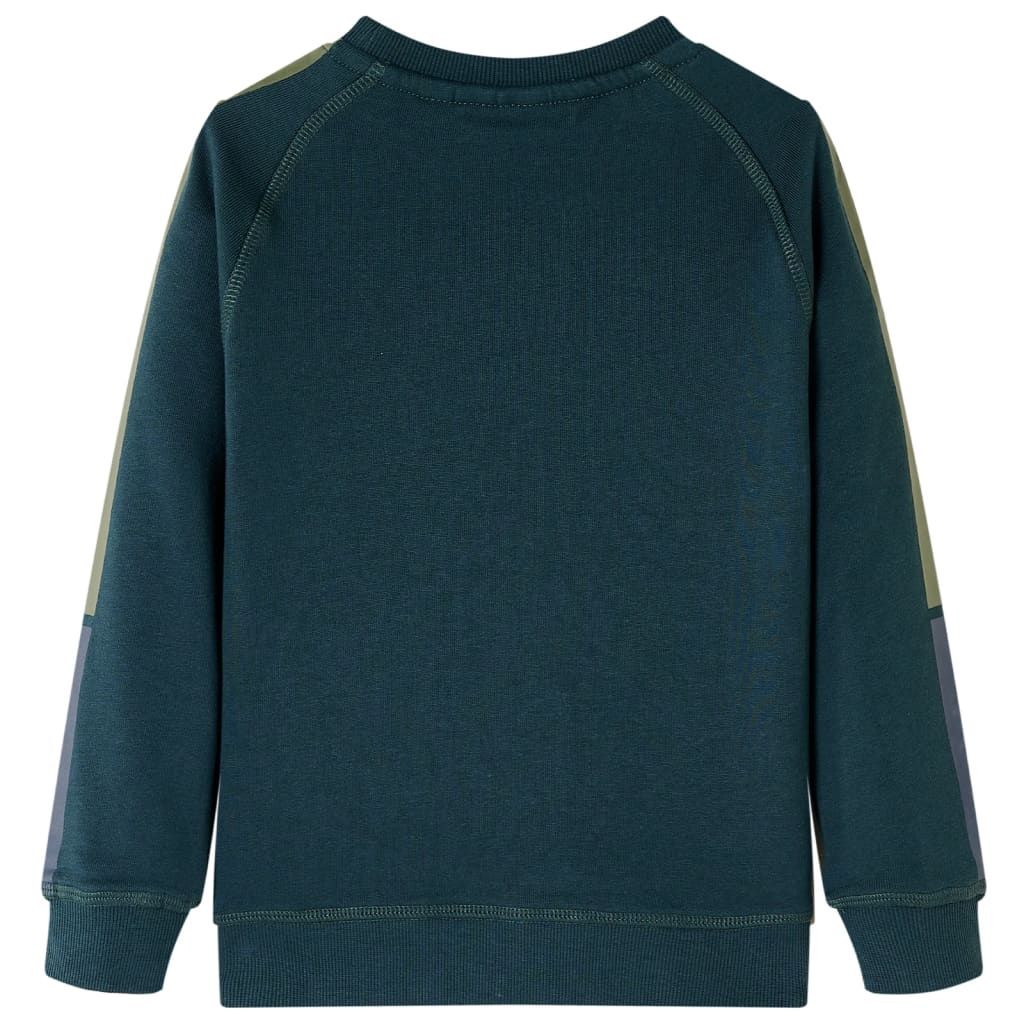 Felpa per Bambini Verde Muschio 140 vidaXL