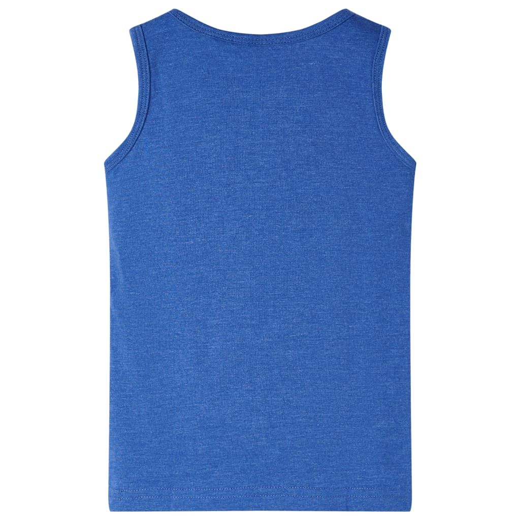Canotta da Bambino Blu Mélange 116 vidaXL