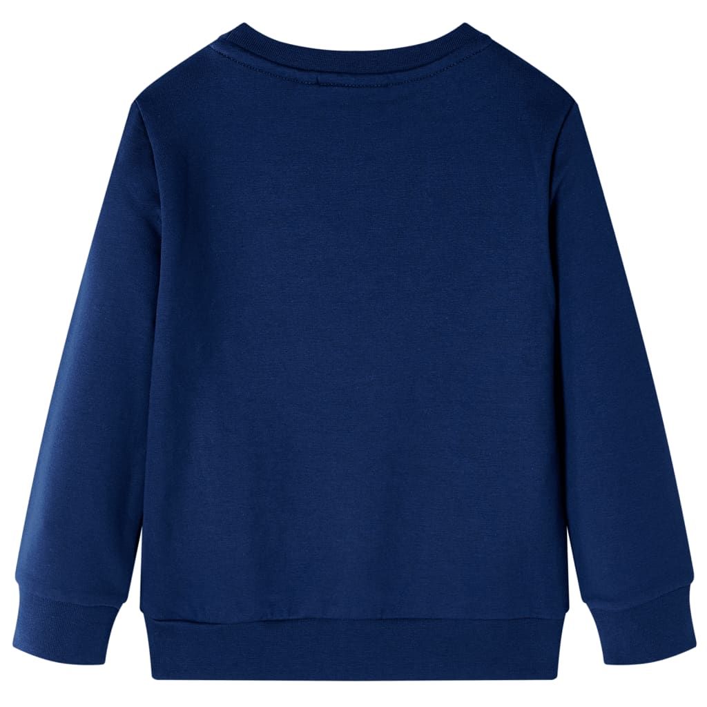 Felpa da Bambini Blu Marino 128 vidaXL