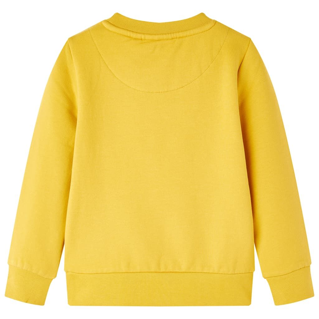 Felpa per Bambini Ocra Scuro 104 vidaXL