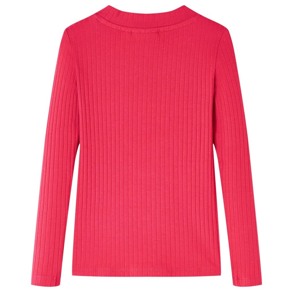 Maglietta da Bambina a Maniche Lunghe Fucsia 104 vidaXL