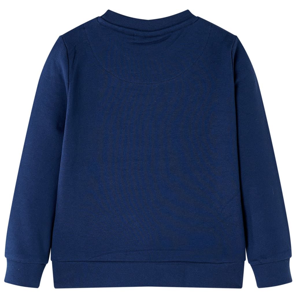 Felpa per Bambini Blu Marino 140 vidaXL