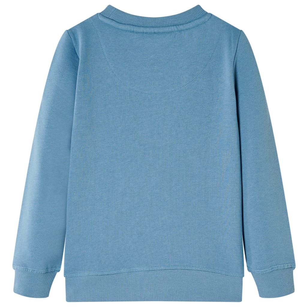 Felpa da Bambino Blu Medio 128 vidaXL
