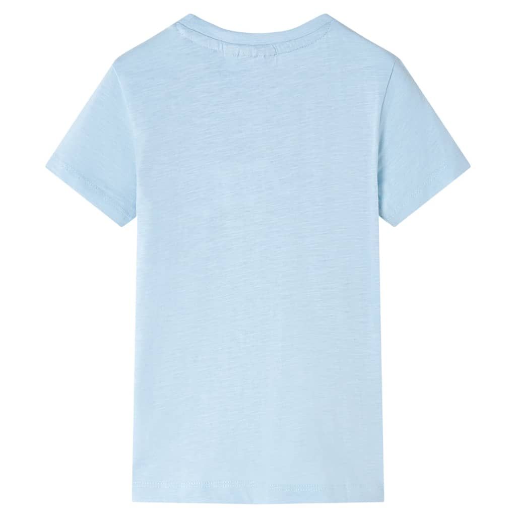 Maglietta da Bambino Azzurra 140 vidaXL