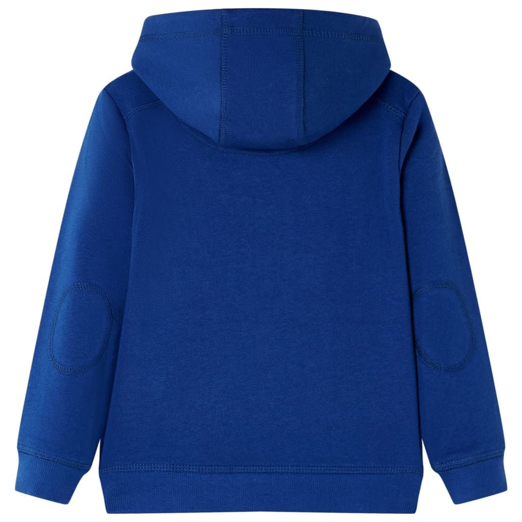 Felpa con Cappuccio per Bambini Blu Scuro 104 vidaXL