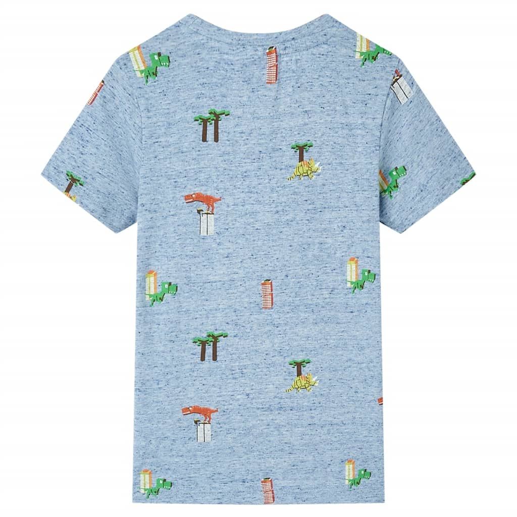 Maglietta da Bambino Blu Mélange 104 vidaXL