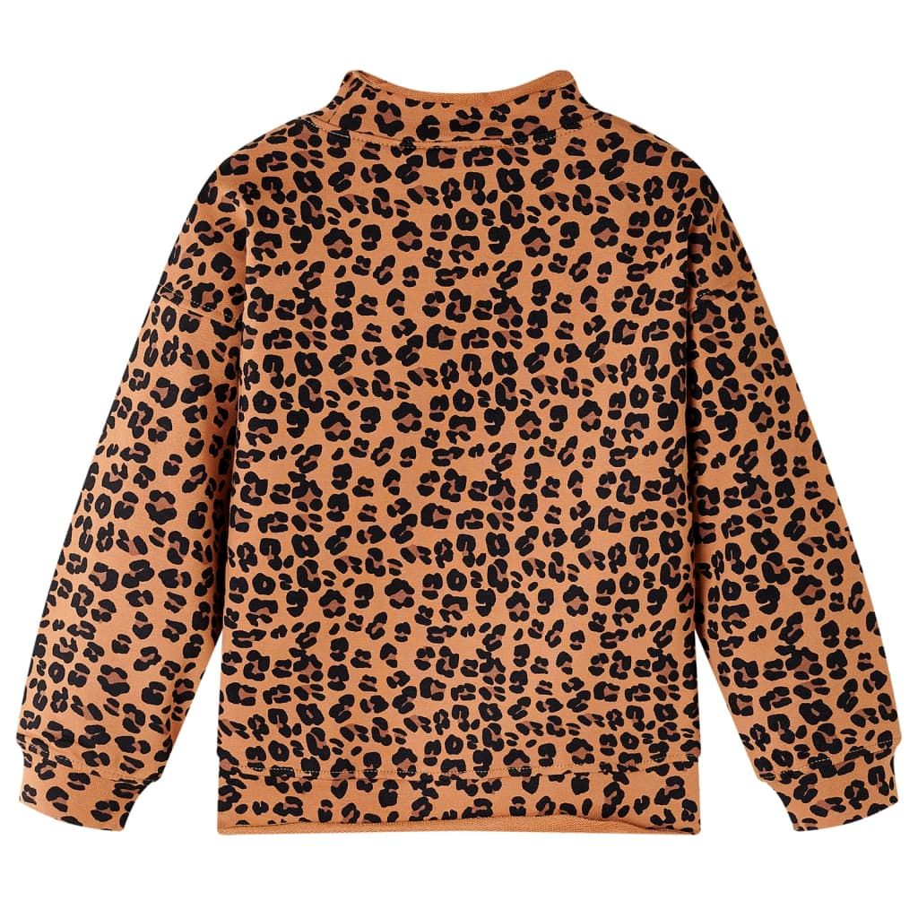 Felpa da Bambina Cognac Chiaro 104 vidaXL