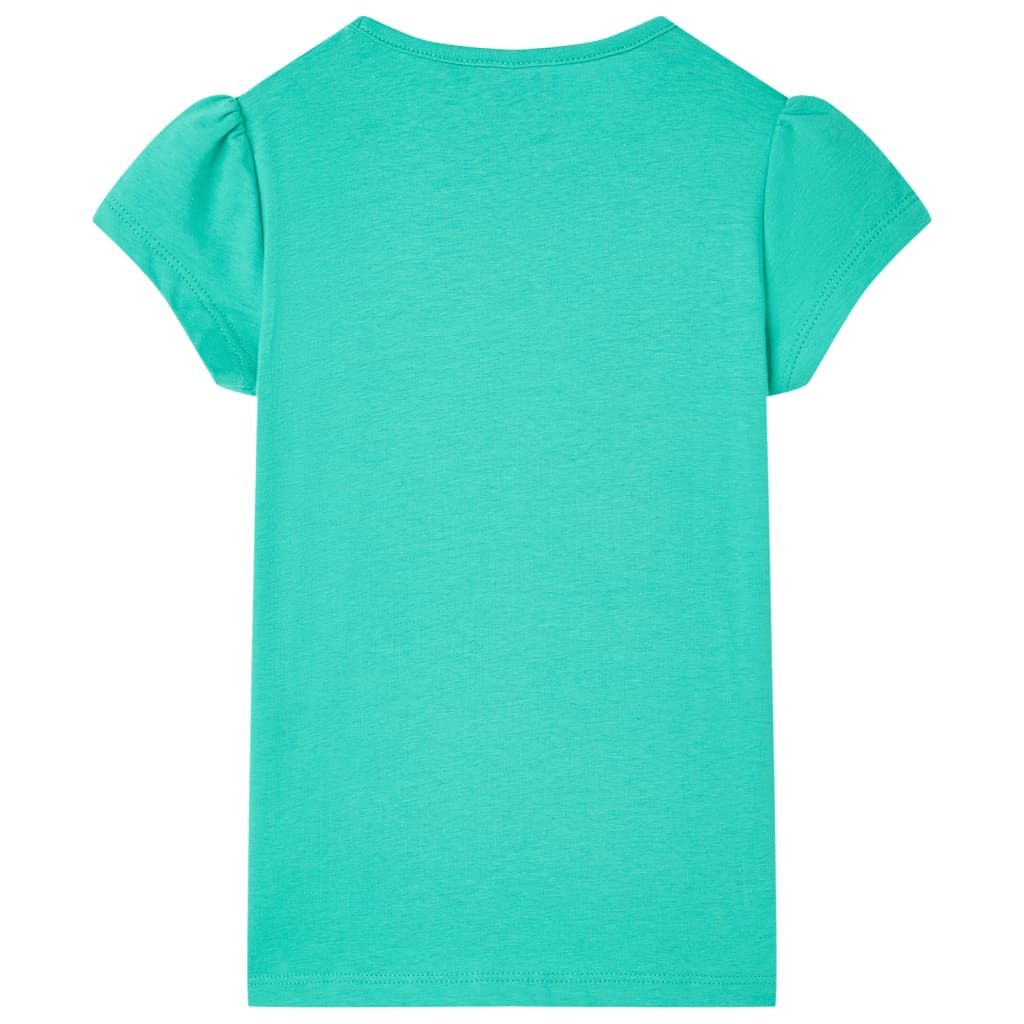 Maglietta da Bambina Menta 128 vidaXL
